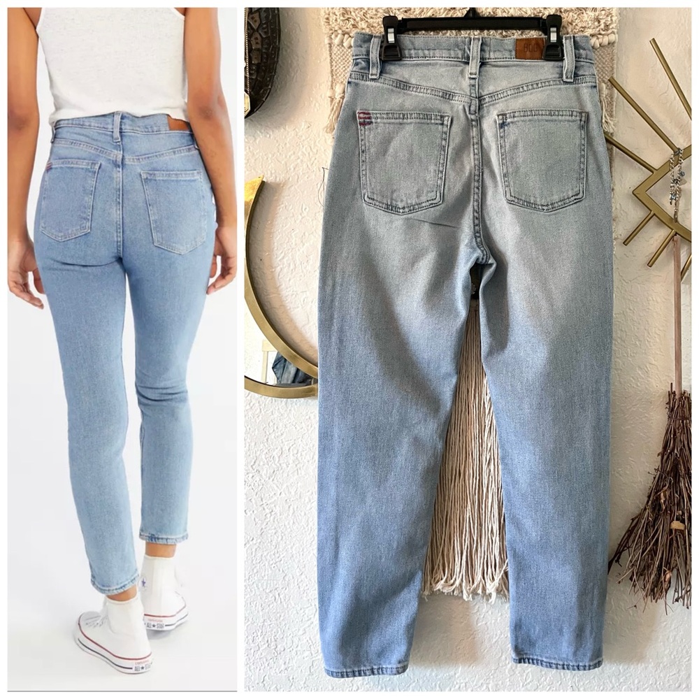 BDG Urban Outfitters Girlfriend High Rise Cropped Blue Jeans Women's Size 26